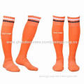 Sports Soccer Socks, Made of Polyester, Customized Riders, Bands and OEM Orders Accepted